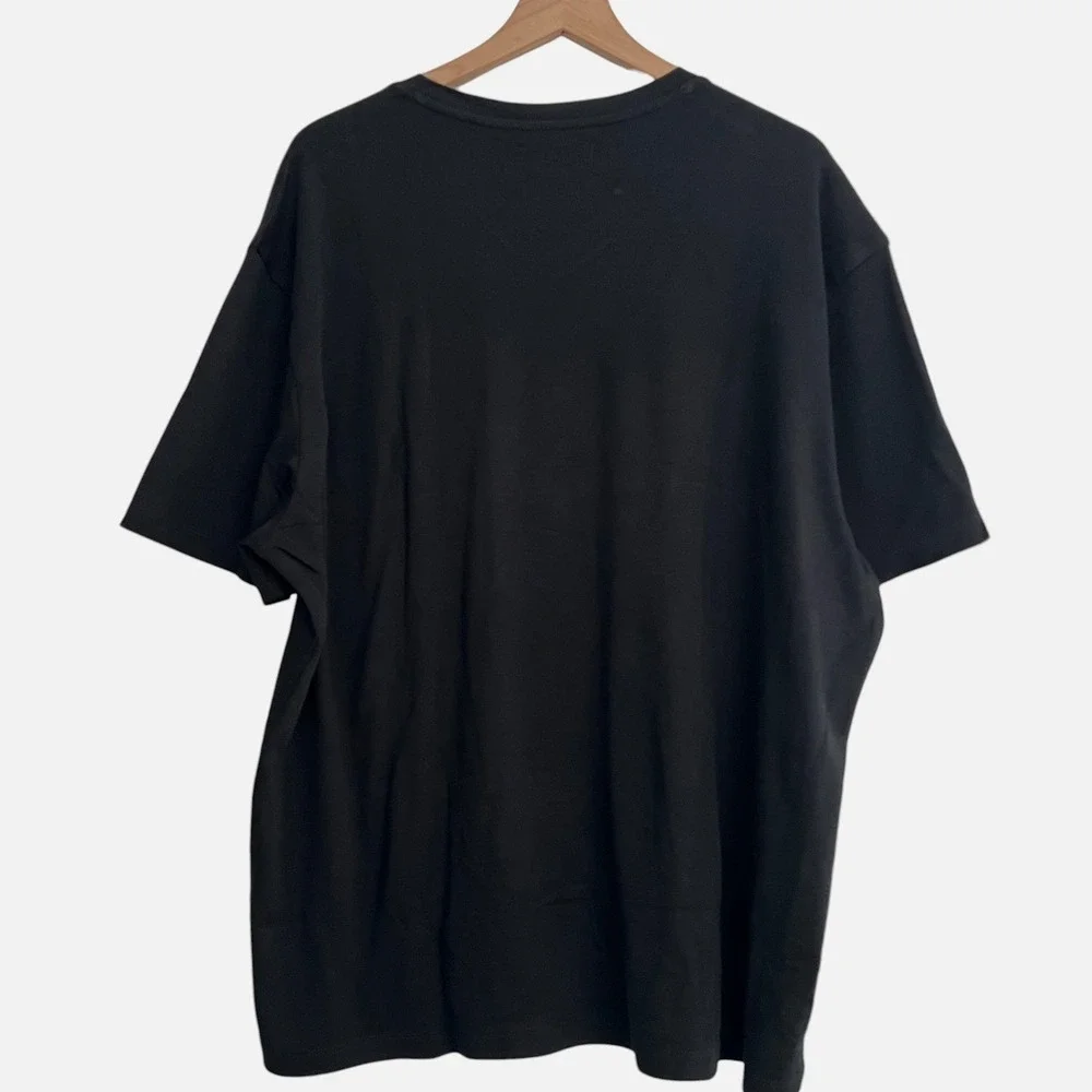 Banana Republic Men's Black Luxury Touch V-Neck T-Shirt XXL 100% Cotton NWT
